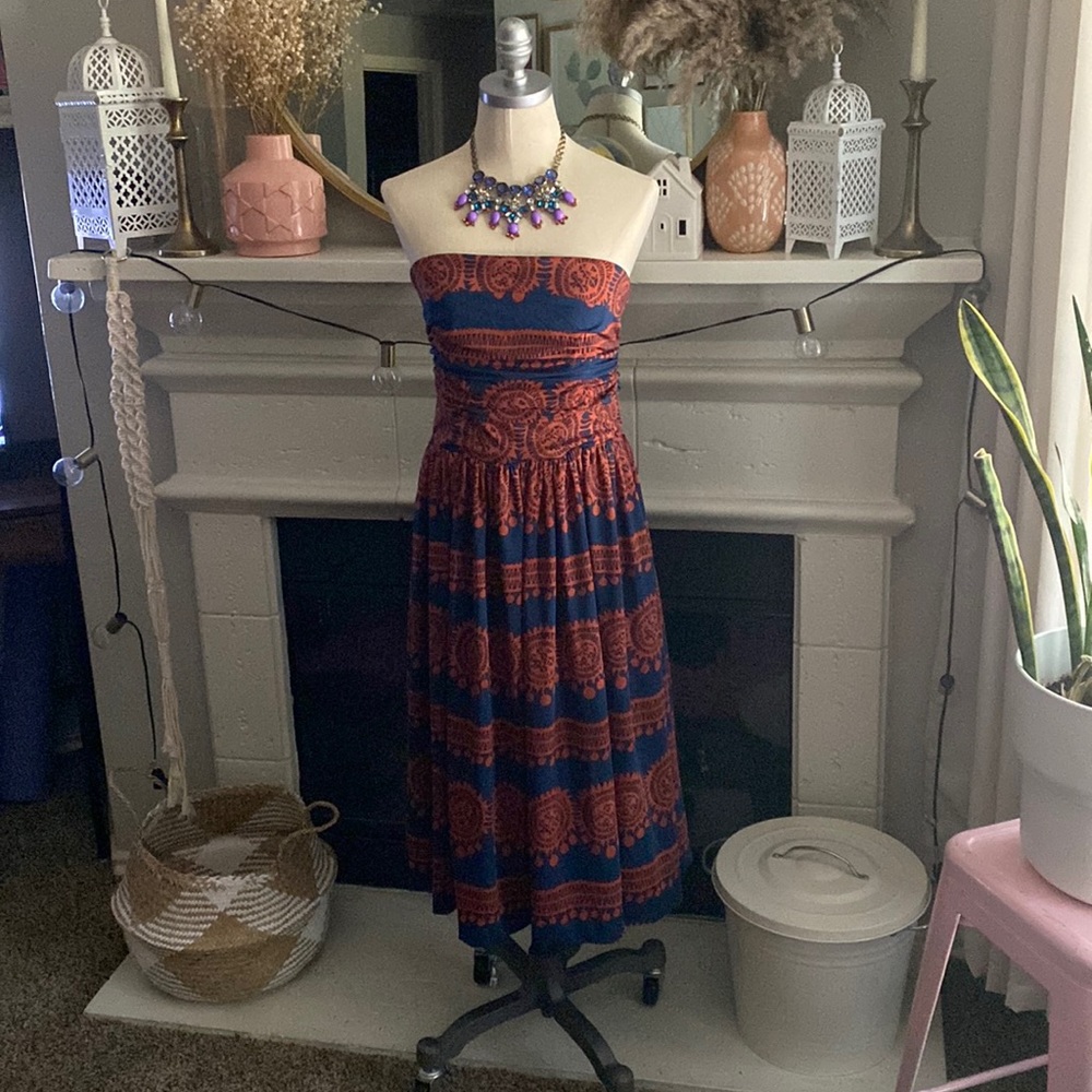 Anthropologie | Girls From Savoy Strapless Dress